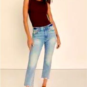 DAZE JEANS BY SHY GIRL! HIGH RISE, CROP FLARE SIZES 24-29! VERY STYLISH 👖 JEANS